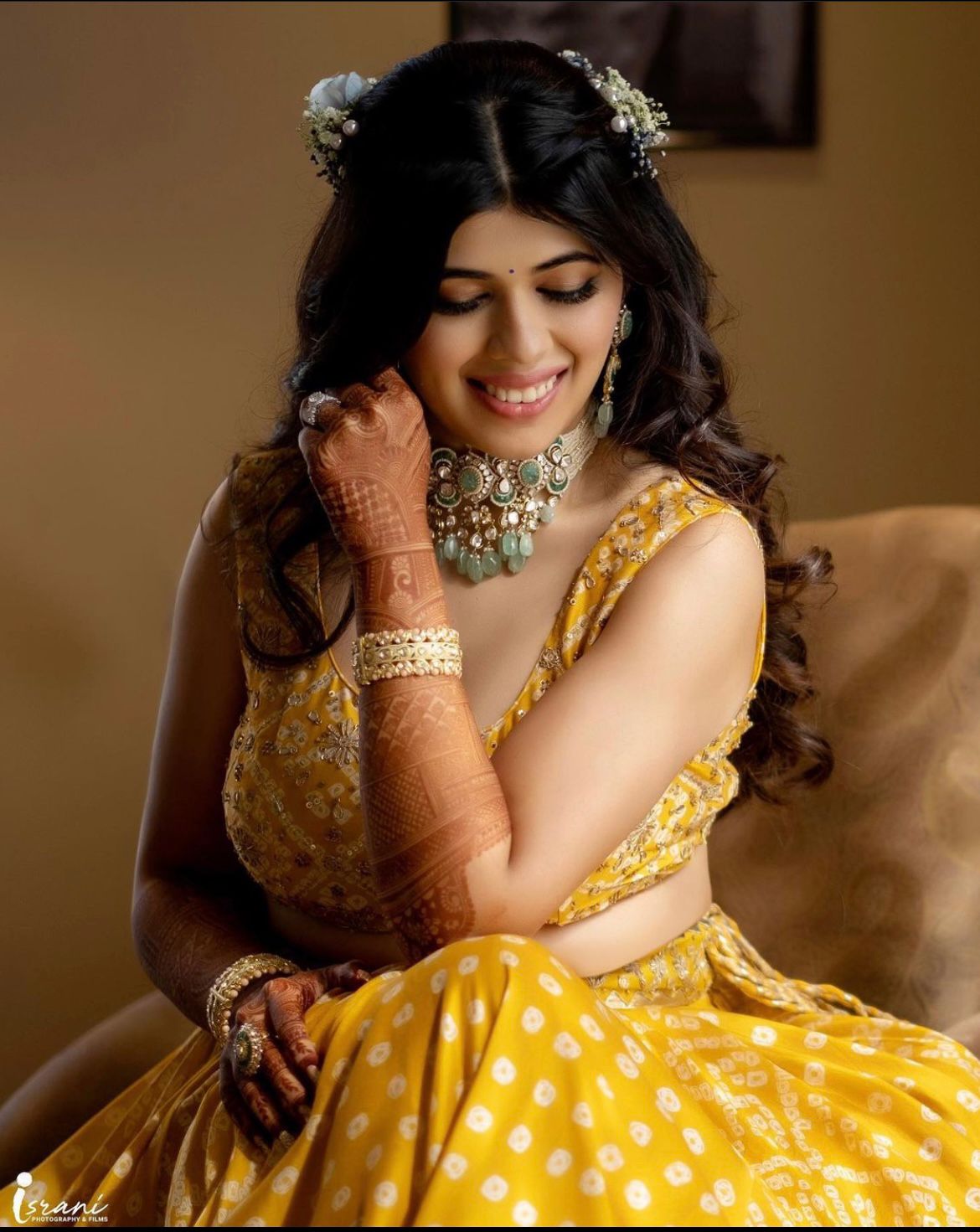 Megha and Yash's haldi ceremony